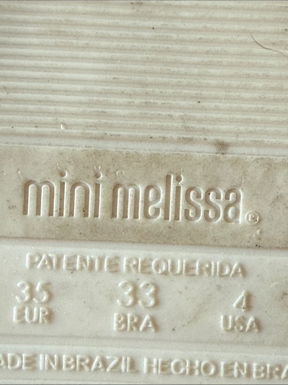 Mini Melissa girls jelly